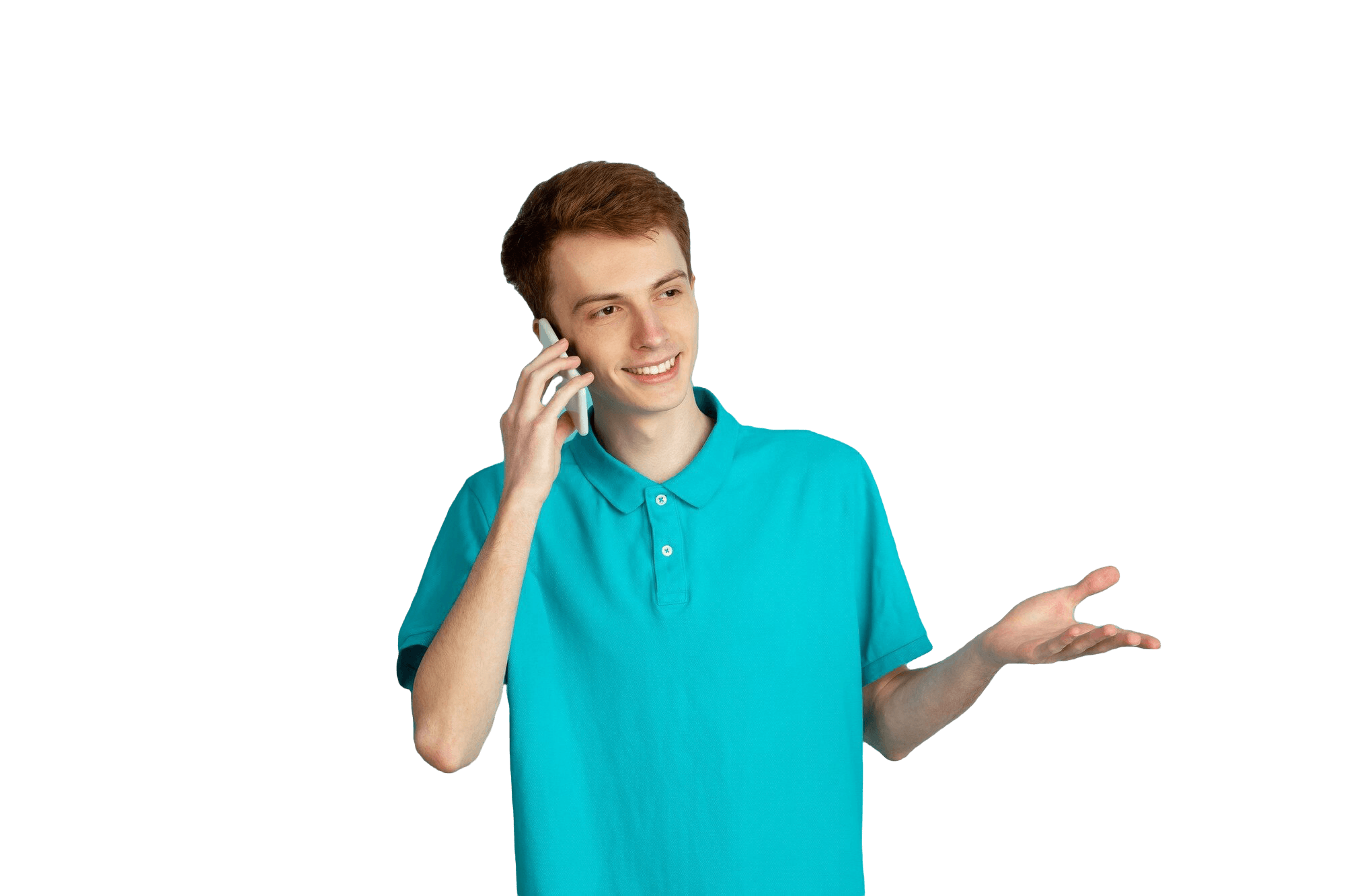 A Man talking via phone
